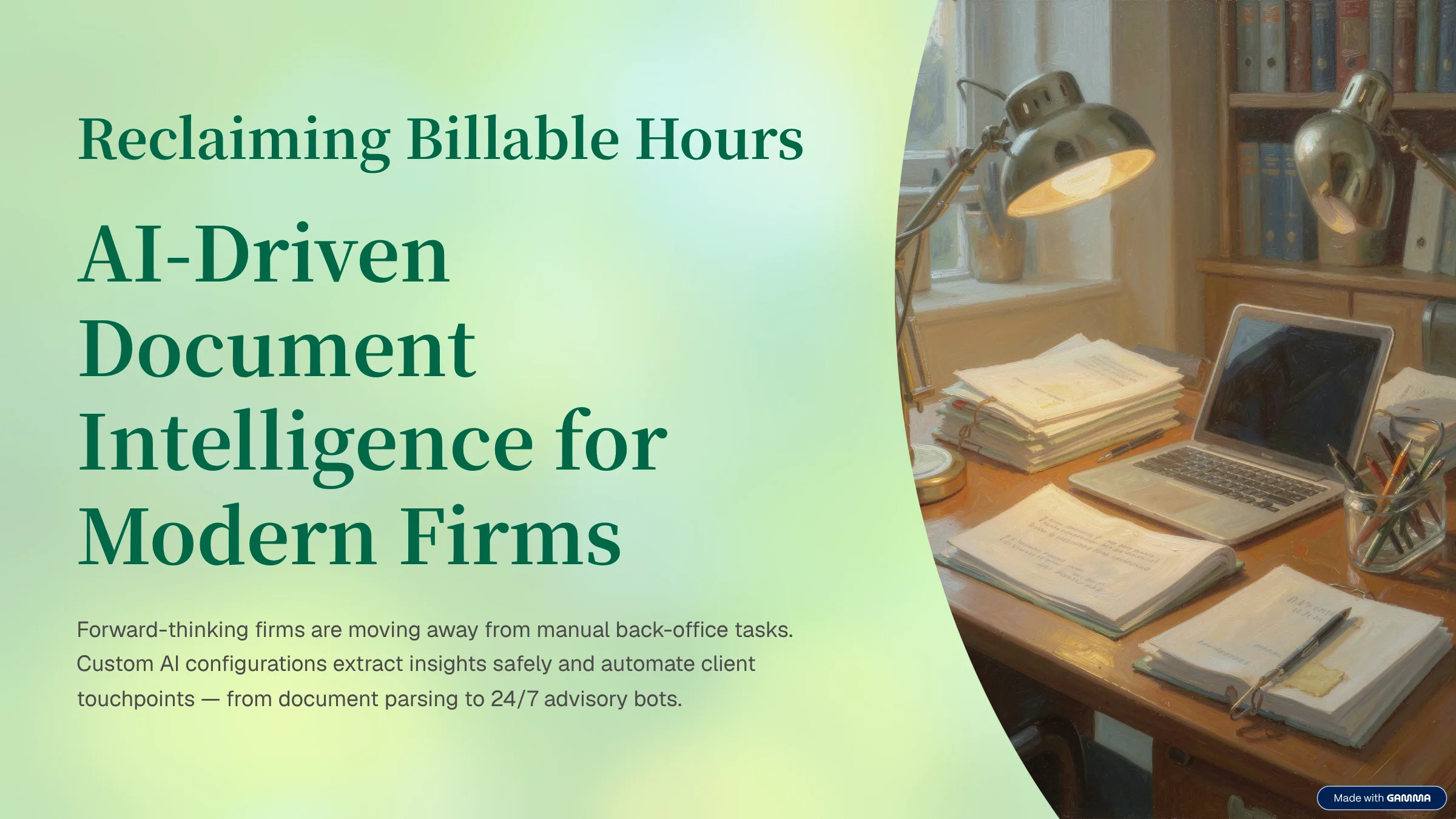 AI for Professional Services: Custom Document Parsers and Automated Intakes